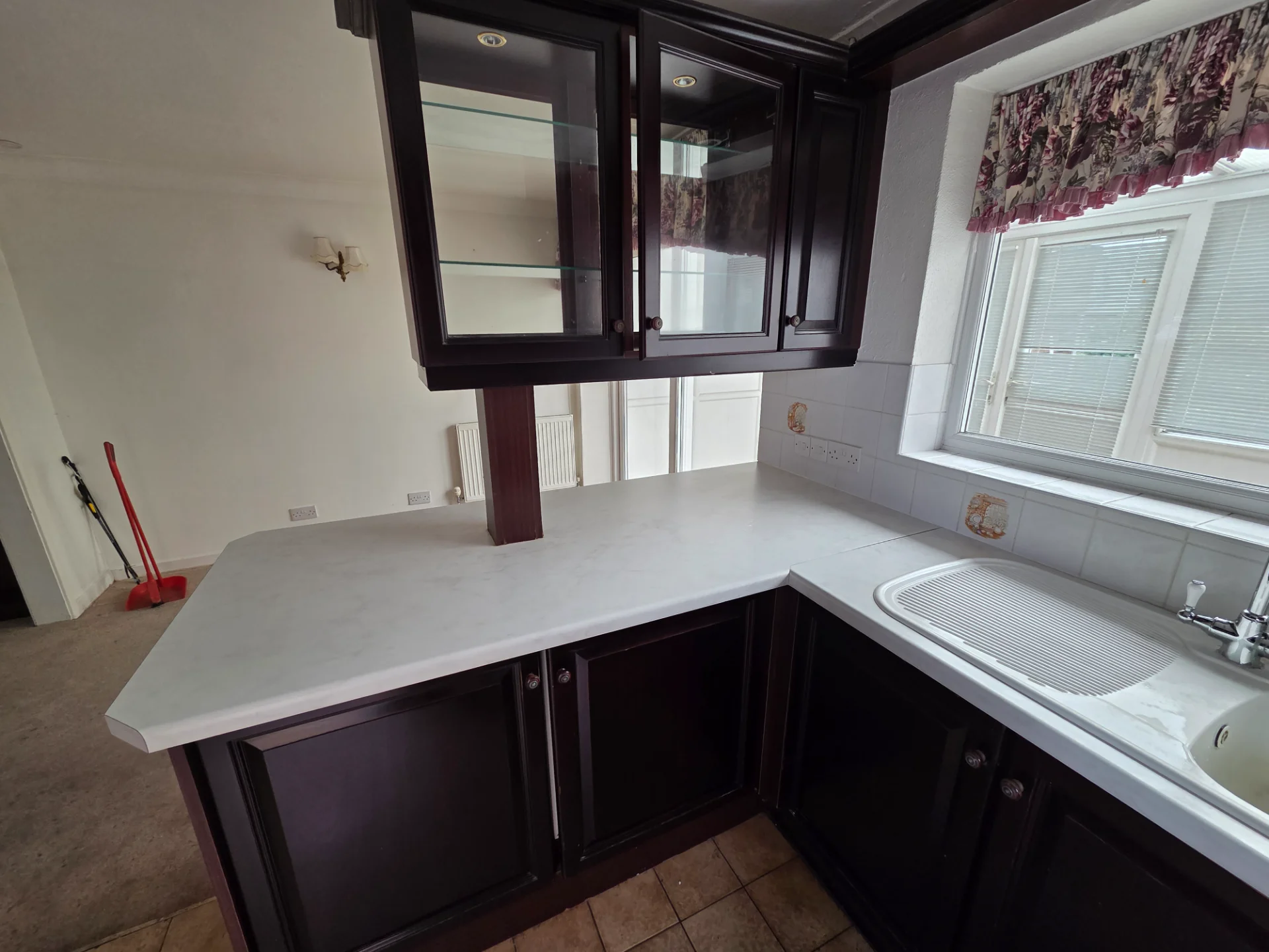 Tidy staff kitchenette sink after a commercial clean